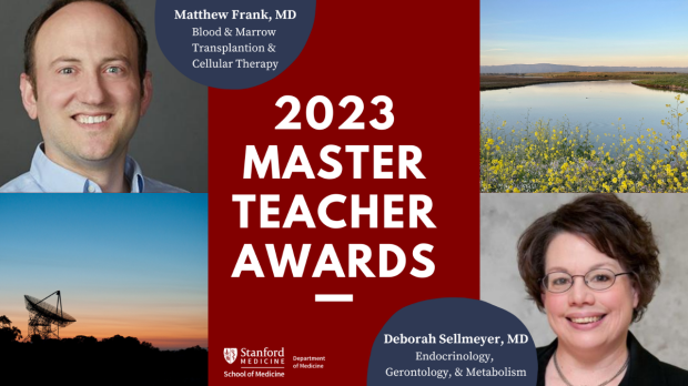 2023 Master Teacher Award Recipients Matthew Frank and Deborah Sellmeyer